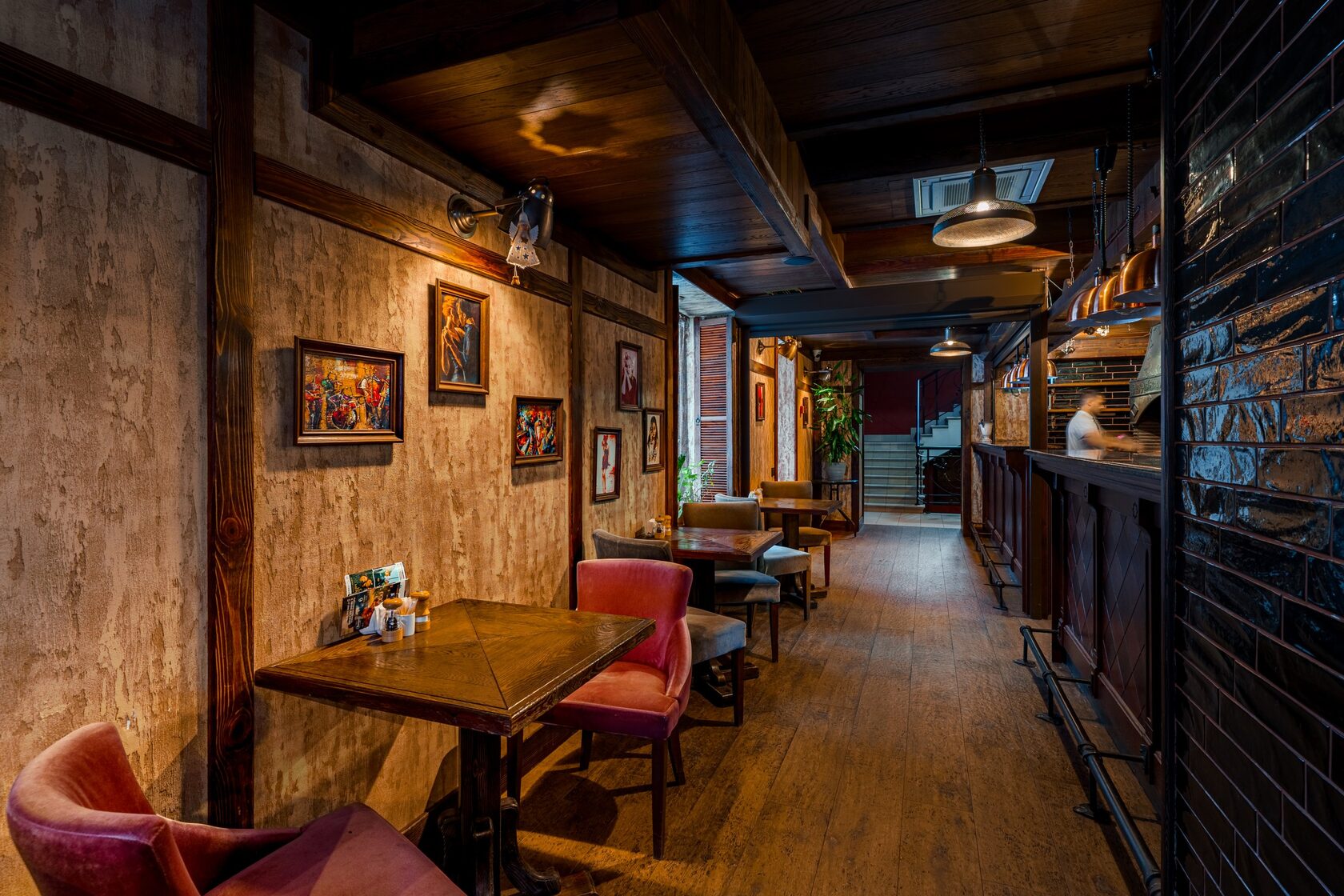 Зона бара ресторана (1 этаж)